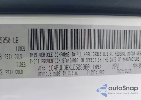 2020 Jeep Cherokee Limited Fwd из США, поврежденный, VIN 1C4PJLDBXLD529980